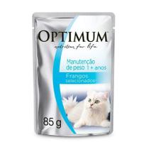 Sache Optimum Sachê Manutenção Peso Gatos ad Frango 85g