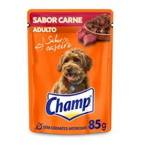 Sachê para Cães Adultos Champ Sabor Carne 85g Sachê para Cães Adultos Champ Sabor Carne 85g
