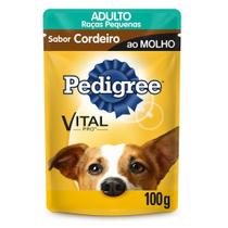 Sachê Pedigree Adulto Raças Pequenas Sabor Cordeiro 100g