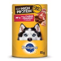 Sachê Pedigree Cães Adulto High Protein Carne E Frango 85g