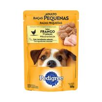 Sachê Pedigree Frango P/ Cães Adultos Raças Pequenas 100g