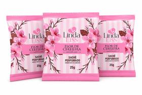Sachê Perfumado Linda Liss Flor de Cerejeira 25g Aromatizante de Ambiente Fragrância Suave Sachê Perfumado Linda Liss Flor de Cerejeira 25g Aromatizante de Ambiente Fragrância Suave