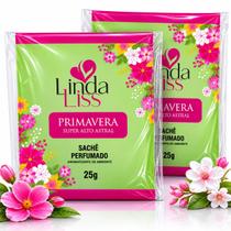 Sachê Perfumado Linda Liss Primavera 25g Aromatizante de Ambiente Fragrância Suave