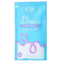 Sachê Pó Acrilico Vólia 30G Unhas Alongamento Super Clear Sachê Pó Acrilico Vólia 30G Unhas Alongamento Super Clear