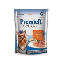 Sachê Premier Gourmet Cães Adultos Pequeno sabor Salmão 85 g - PREMIER PET