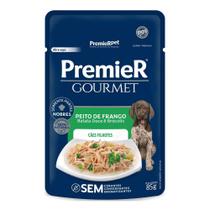 Sachê Premier Gourmet Cães Filhotes Sabor Peito de Frango 85g