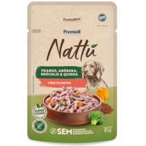 Sachê Premier Nattu para Cães Filhotes Sabor Frango, Abóbora, Brócolis e Quinoa 85g Sachê Premier Nattu para Cães Filhotes Sabor Frango, Abóbora, Brócolis e Quinoa 85g