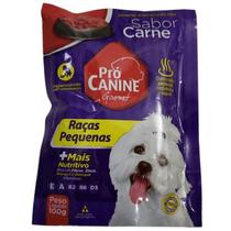Sachê - Pró Canine - Raças Pequenas - Sabor Carne - 100g Sachê - Pró Canine - Raças Pequenas - Sabor Carne - 100g