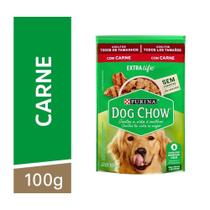 Sachê Purina Dog Chow Extra Life Cães Adultos Carne 100g Sachê Purina Dog Chow Extra Life Cães Adultos Carne 100g