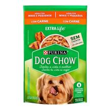 Sachê Purina Dog Chow Extra Life Cães Adultos Carne 100g Sachê Purina Dog Chow Extra Life Cães Adultos Carne 100g