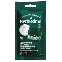Sachê Refil Desodorante Creme Antitranspirante Tradicional Herbissimo 45G - Herbíssimo