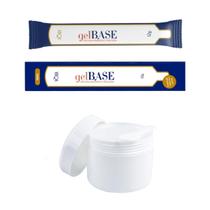 Sachê Refil Gel Base Alongamento Vlia + Pote Reutilizável