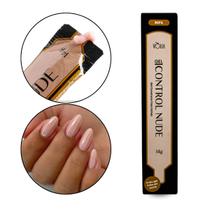 Sachê Refil Gel Control Nude Alta Viscosidade Fácil Aplicação Unhas Alongamento Fibra Decoração Nail Art 14g, Vòlia