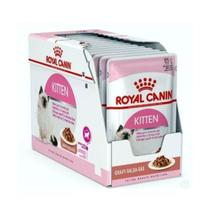 Sachê Royal Canin Kitten Alimento Úmido para Gato Filhote Caixa com 12 Sachês