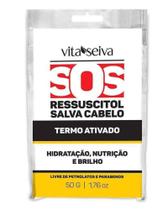 Sachê s.o.s termo ativado hidratação, nutrição e brilho 50g - vita seiva Sachê s.o.s termo ativado hidratação, nutrição e brilho 50g - vita seiva