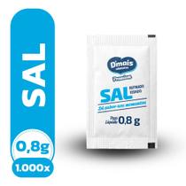 Sachê Sal Refinado 0,8g 1000 Unidades DMais