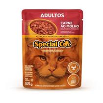 Sache Special Cat Adulto Carne 85g Cx 12 Uni - Special Dog