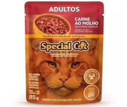 Sache Special Cat Adulto Frango 85g Cx 12 Uni - special dog Sache Special Cat Adulto Frango 85g Cx 12 Uni - special dog