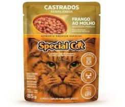 Sache Special Cat Castrados Frango 85g Cx 12 Uni - Special Dog Sache Special Cat Castrados Frango 85g Cx 12 Uni - Special Dog