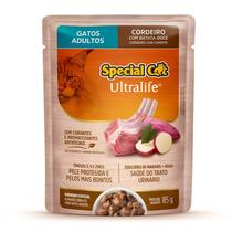 Sachê special cat para gatos adultos 85gr sabor cordeiro e batata-doce