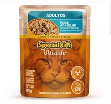 Sache Special Cat para Gatos Adultos Peixe Ao Molho 85g Caixa Lacrada com 12 unidades.