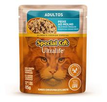 Sache Special Cat Para Gatos Adultos Peixe Ao Molho 85g Caixa Lacrada Com 12 Unidades.