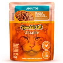 Sachê Special Cat Ultralife para Gatos Adultos Sabor Frango com Bata-Doce 85g - MANFRIM