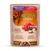 Sachê Special Dog Ultralife para Cães Adultos Raças Pequenas Sabor Carne com Bata-Doce 100g