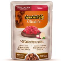 Sachê Special Dog Ultralife para Cães Adultos Sabor Carne com Bata-Doce 100g
