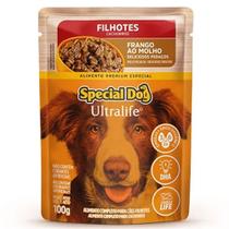 Sachê Special Dog Ultralife para Cães Filhote Sabor Frango com Bata-Doce 100g - MANFRIM