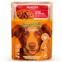 Sachê Special Dog Ultralife para Cães Filhotes Sabor Carne com Bata-Doce 100g - MANFRIM