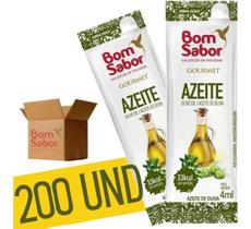 Sache Stick Azeite Oliva Bom Sabor 4ml 200 Unidades