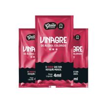 Sachê Vinagre Grilo Alimentos 4ml Cada 3 Caixas Com 184 Und