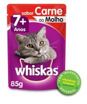 Sache whiskas adulto senior carne 85gr Sache whiskas adulto senior carne 85gr