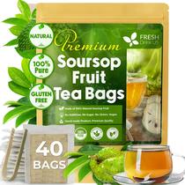 Sachês de chá FRESHDRINKUS de graviola, fruta, 40 unidades, natural Sachês de chá FRESHDRINKUS de graviola, fruta, 40 unidades, natural