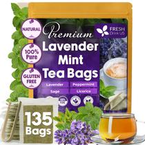 Sachês de chá FRESHDRINKUS Premium Blend de Lavanda e Hortelã 135 un. Sachês de chá FRESHDRINKUS Premium Blend de Lavanda e Hortelã 135 un.