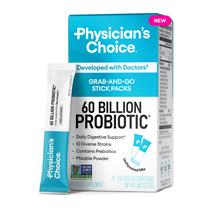 Sachês em stick de probiótico Physician's Choice 60 bilhões UFC 24 unidades