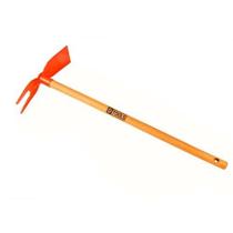 Sacho 2 Pontas com Cabo 120cm para Agricultura e Jardinagem Madeira e Metal Dtools