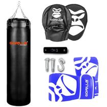 Saco 120 Cm + Luva Pro + Manopla + Suporte Teto Kit Completo