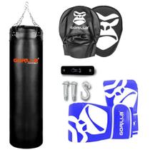 Saco 120 Cm + Luva Pro + Manopla + Suporte Teto Kit Completo