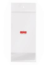 Saco 7,5x13 Aba Adesivada Com Solapa Cromus Saquinho Transparente Com Furo 500 Unidades Saco 7,5x13 Aba Adesivada Com Solapa Cromus Saquinho Transparente Com Furo 500 Unidades