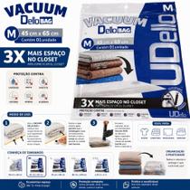 Saco a Vácuo DELLO EXG 110x100cm com Válvula para Armazenamento e Redução de Volume Saco a Vácuo DELLO EXG 110x100cm com Válvula para Armazenamento e Redução de Volume