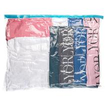Saco a Vácuo Organizador de Roupas para Enrolar 60cm x 40cm - 220419 Lyor Saco a Vácuo Organizador de Roupas para Enrolar 60cm x 40cm - 220419 Lyor