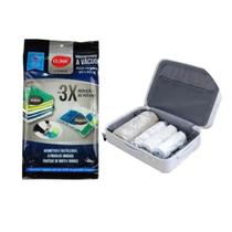 Saco A Vacuo Organizador Para Viagem Sem Aspirador 40x60cm