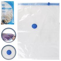 Saco a Vácuo p/ Roupas Toalhas e Cobertores 60cm x 80cm - M Saco a Vácuo p/ Roupas Toalhas e Cobertores 60cm x 80cm - M