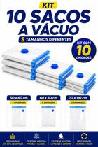 Saco a vacuo para edredom roupas toalhas com bomba kit com 10 para viagens organizador de malas grande Vacuum Saco a vacuo para edredom roupas toalhas com bomba kit com 10 para viagens organizador de malas grande Vacuum