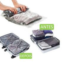 Saco à Vacuo Para Roupas Guardar Organizador Edredom Cobertor Fronha Lençóis Travesseiros Toalha Comprimir Sucção Ar PVC - Fullcommerce