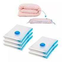 Saco à Vacuo Para Roupas Reutilizável Embalagem Edredom Cobertor Fronha Lençóis Travesseiros Toalha Mala Bag Proteção - Fullcommerce