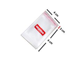 Saco Adesivado 4x4 Transparente Cromus C/ 500 Unidades