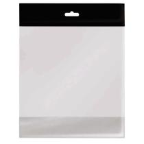 Saco Adesivado com furo Preto - 15x20 cm - 100 unidades - Cromus - Rizzo